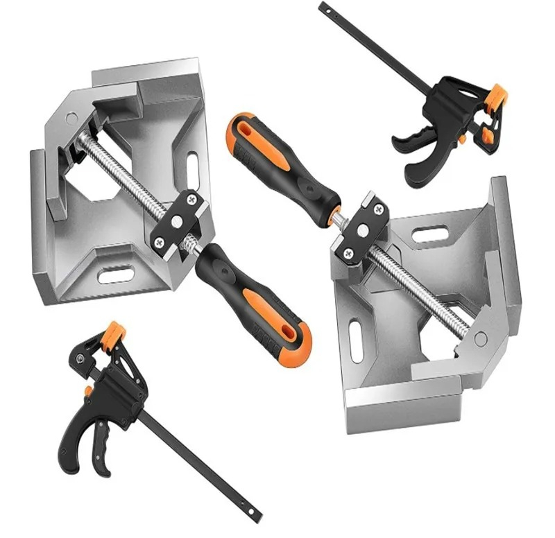 Woodworking Right Angle Clamp - 90도 알루미늄 목재 직각 클램프, 싱글