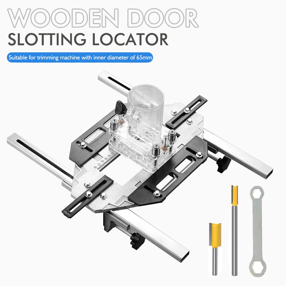 Woodworking Router Templates - 도어 힌지 템플릿 홀 가이드 지그