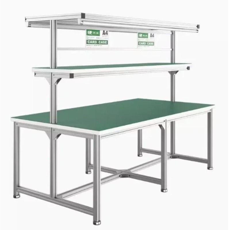 Woodworking Garage - 맞춤형 목공 작업대 이중 레이어 이동식
