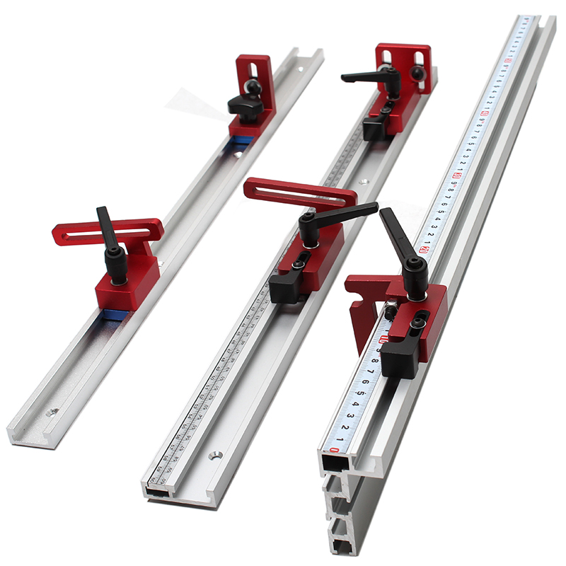 Woodworking Plan - 목공 T-트랙 스톱 T-슬롯 리미터 알루미늄