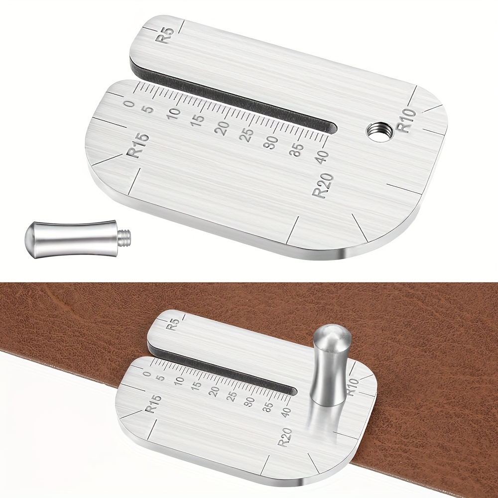 Woodworking Router Templates - 스테인리스 스틸 코너 라디우스 지그 조절