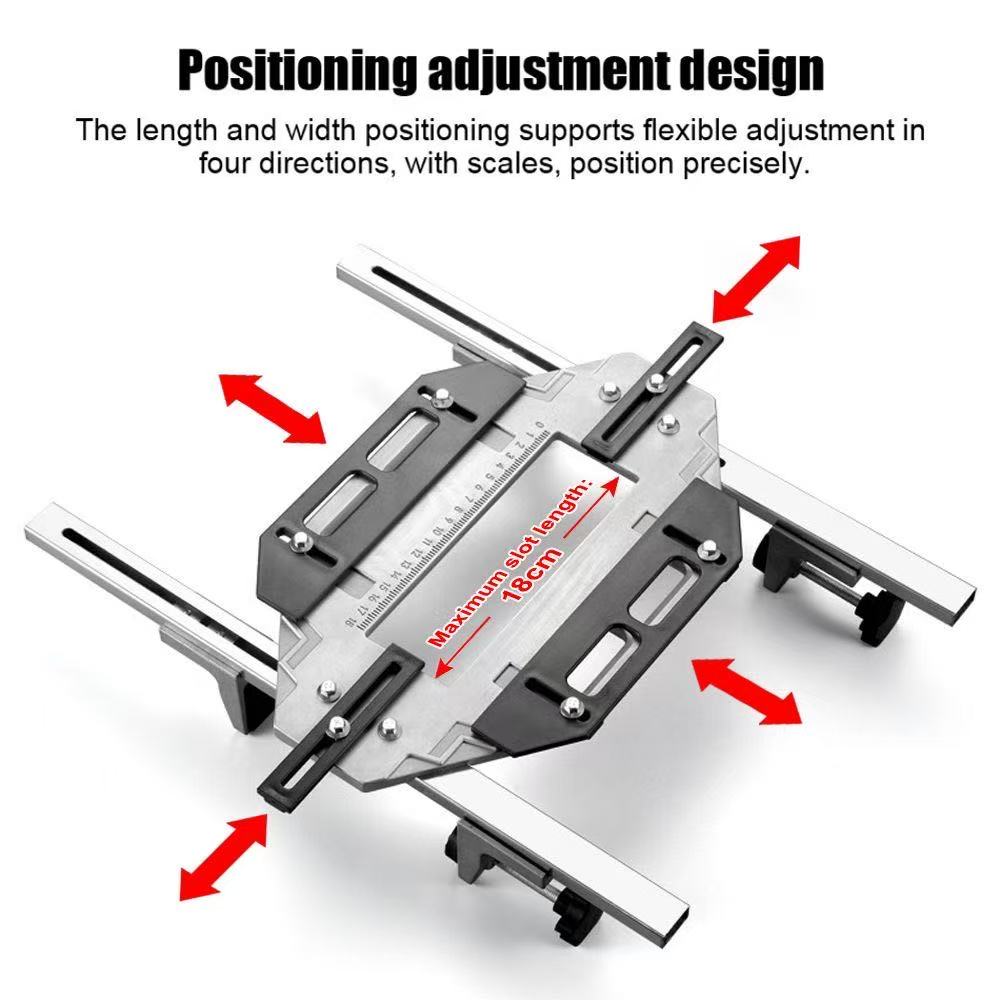Woodworking Router Templates - 도어 캐비닛 잼브 라우터 힌지 설치