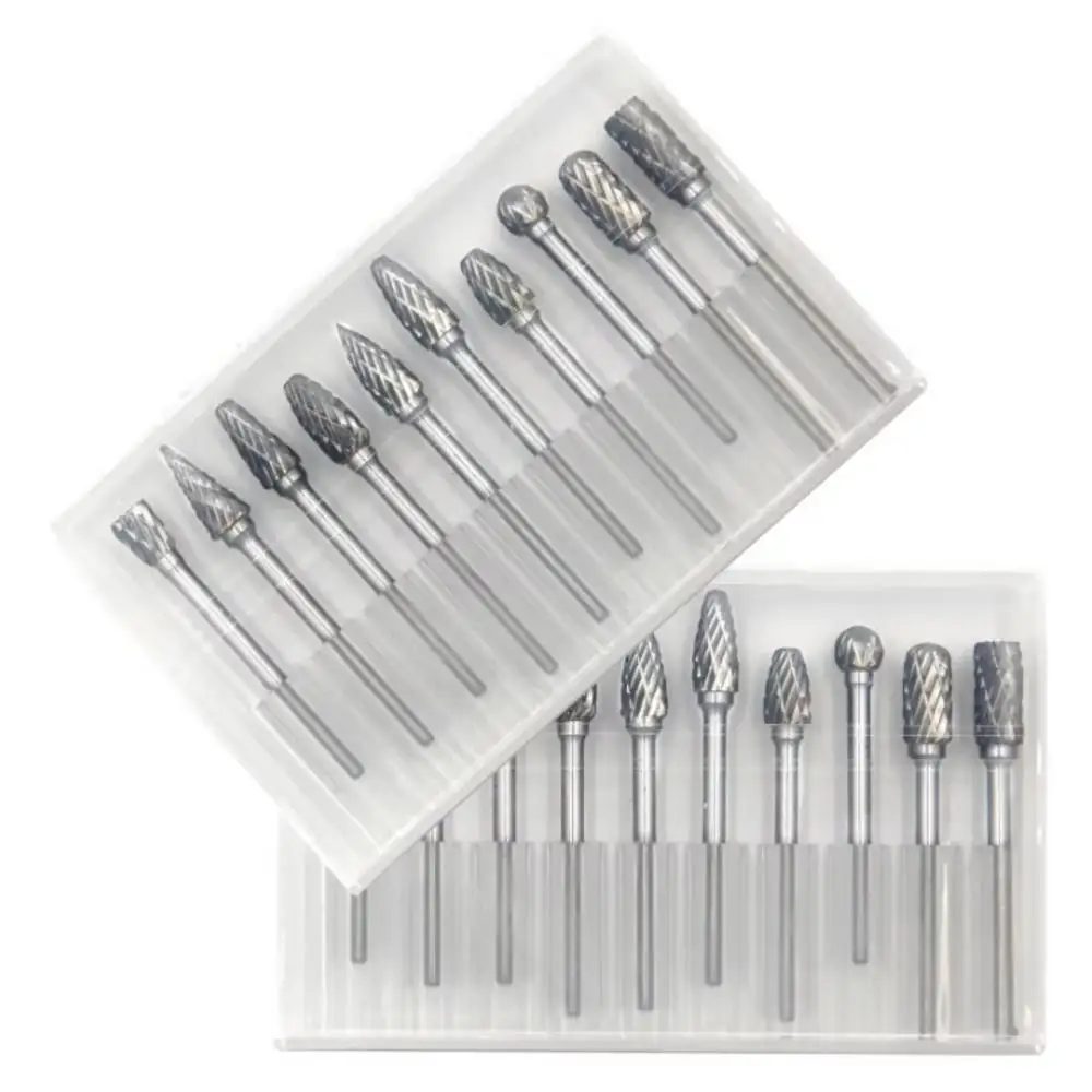 Woodworking Drill Bits - 10개입 초경 로터리 버 세트 3mm
