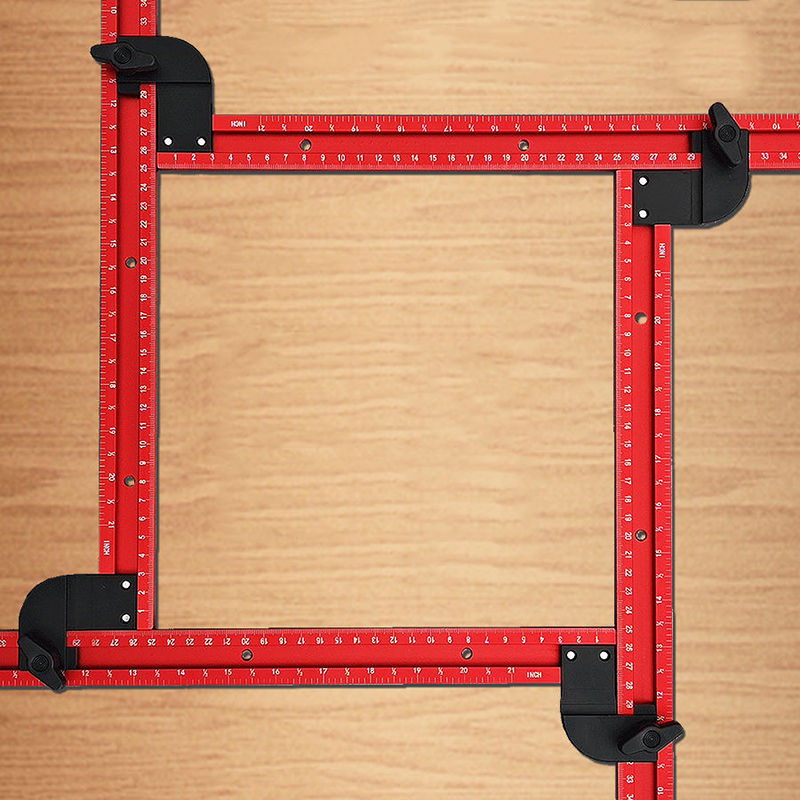 Woodworking Router Templates - 조절 가능한 스퀘어 라우터 템플릿 가이드,