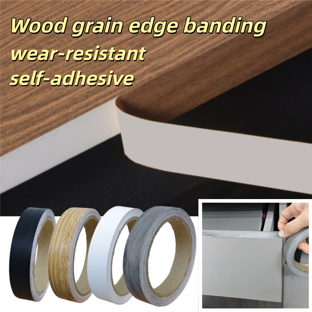Woodworking Plan - 1pc 10mX1/1.5/2cm 나뭇결 PVC 엣지 밴딩
