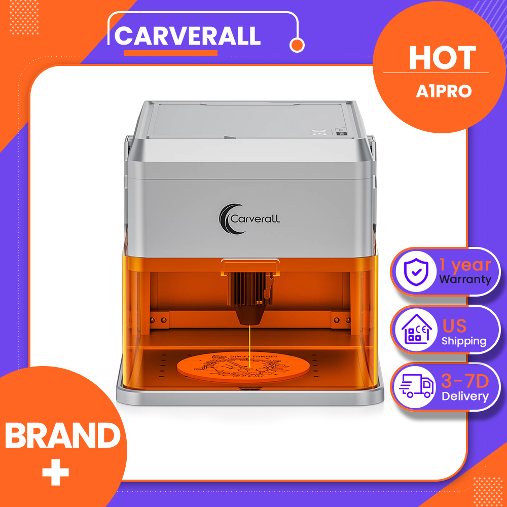 Woodworking Laser - Carverall A1PRO 10W 레이저 조각기, HD