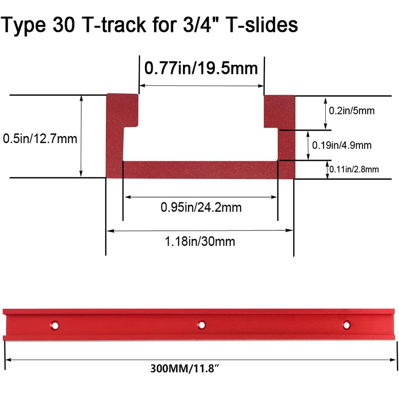 2pcs 유형 30 목공 T-슬롯 트랙 목공 슬라이드  - Woodworking Plan 리뷰 및 가격