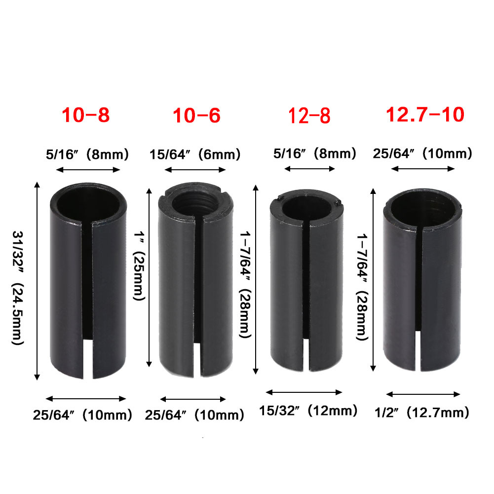 JGZUI 샹크 리듀서 콜릿 슬리브 다양한 사이즈의 라 - Woodworking Router Templates 리뷰 및 가격