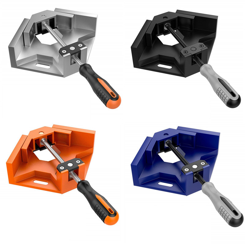 90도 알루미늄 목재 직각 클램프, 싱글 핸들 코너 홀 - Woodworking Right Angle Clamp 리뷰 및 가격