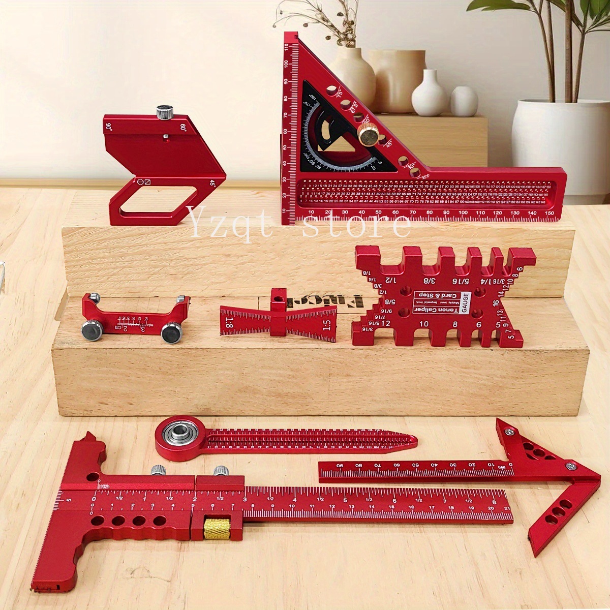 보관 상자가 포함된 목공 측정 도구 키트 10종 세트  - Woodworking Plan 리뷰 및 가격
