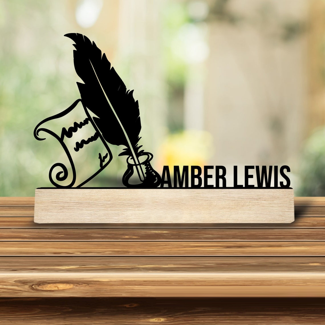 1개 맞춤형 레트로 철제 조각상 장식품, 나무 받침대가 - Woodworking Laser 리뷰 및 가격
