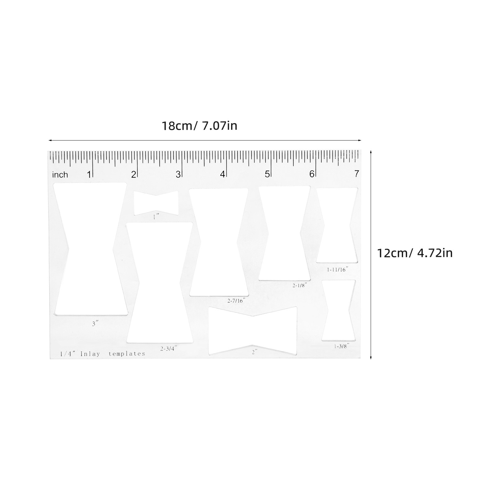 5mm 아크릴 나비 모양 라우터 템플릿, 목공 장식용, - Woodworking Router Templates 리뷰 및 가격