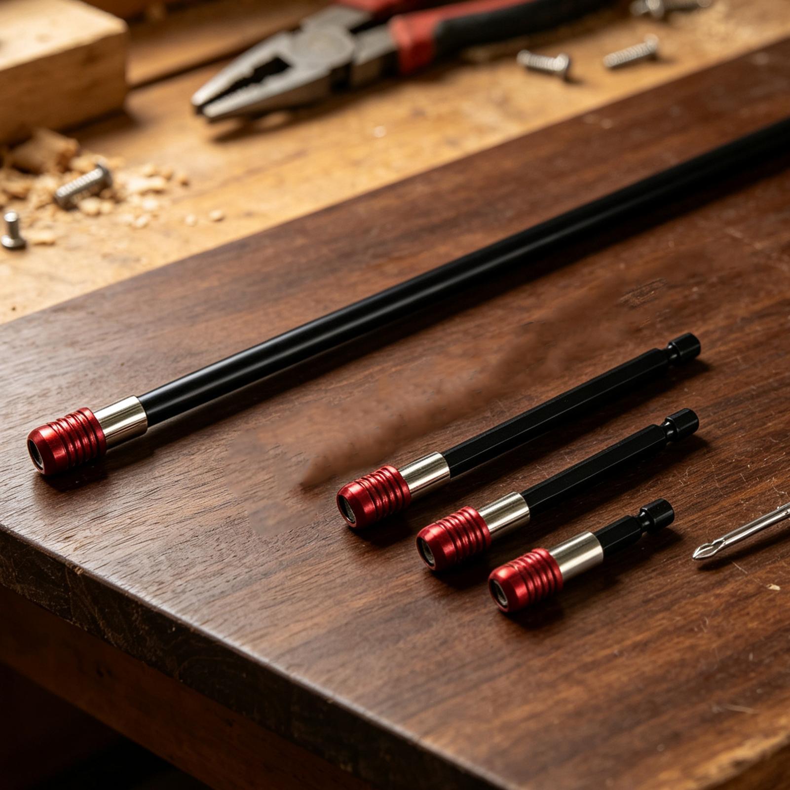 드릴 비트 연장기 4피스 범용 헤비 듀티 퀵 릴리스 로 - Woodworking Garage 리뷰 및 가격
