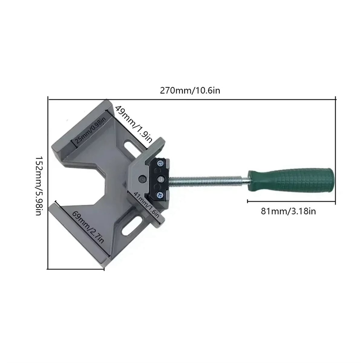A74U 90도 직각 클램프 조절 가능한 프레임 코너  - Woodworking Right Angle Clamp 리뷰 및 가격