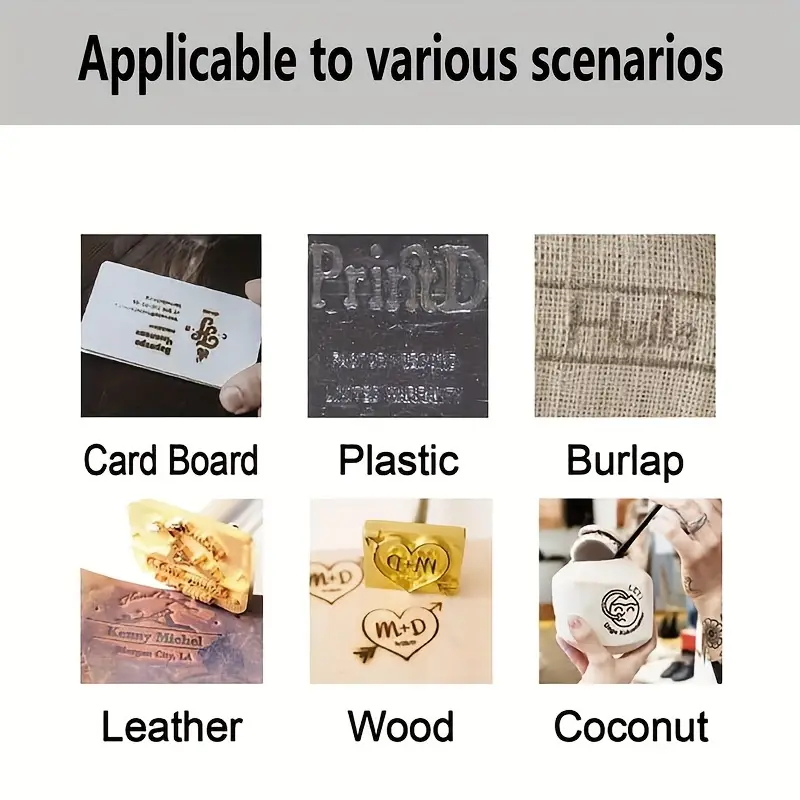 개인 맞춤형 로고 브랜딩 철제 스탬프 M8 맞춤 디자인 - Woodworking Logo Design Free 리뷰 및 가격
