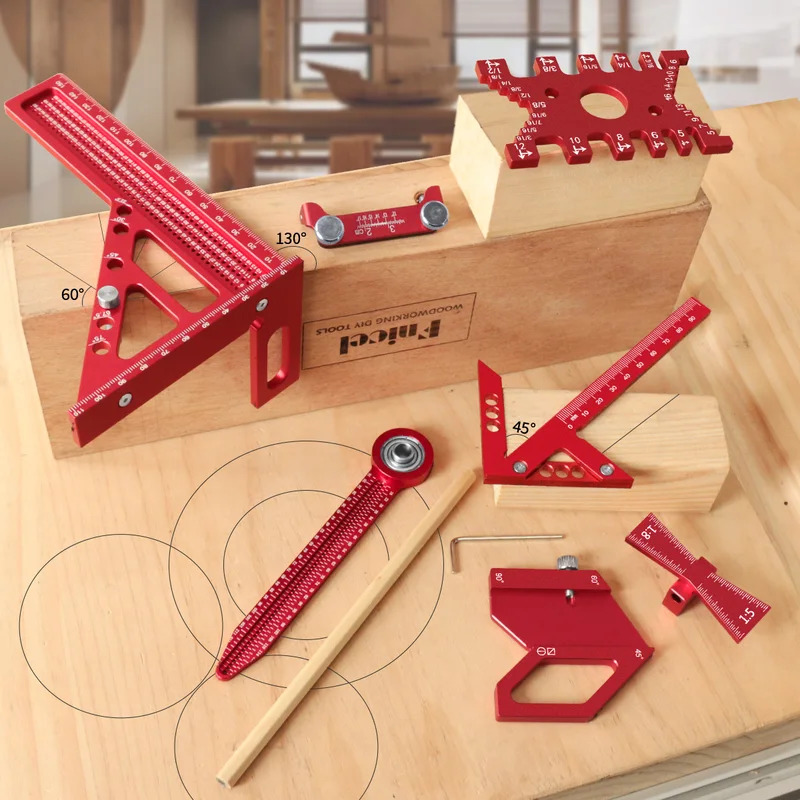 목공용 알루미늄 각도기 세트 (박스 포함) 정밀 목수용 - Woodworking Plan 리뷰 및 가격