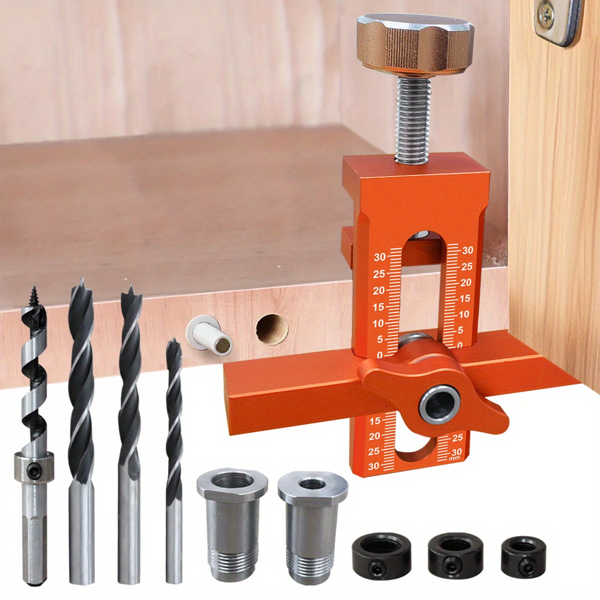 2 in 1 캐비닛 도어 설치 포지셔너, 6/8/10m - Woodworking Router Templates 리뷰 및 가격