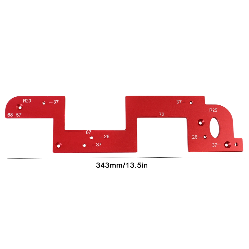 보이지 않는 내장형 손잡이 슬로팅 템플릿 슬롯 포지셔닝 - Woodworking Templates 리뷰 및 가격