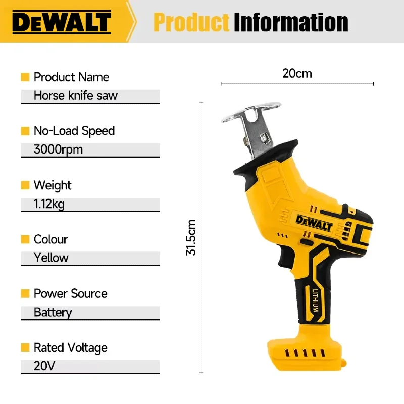 Dewalt 브러시리스 왕복톱 2800RPM 전기톱 다 - Woodworking Rasp 리뷰 및 가격