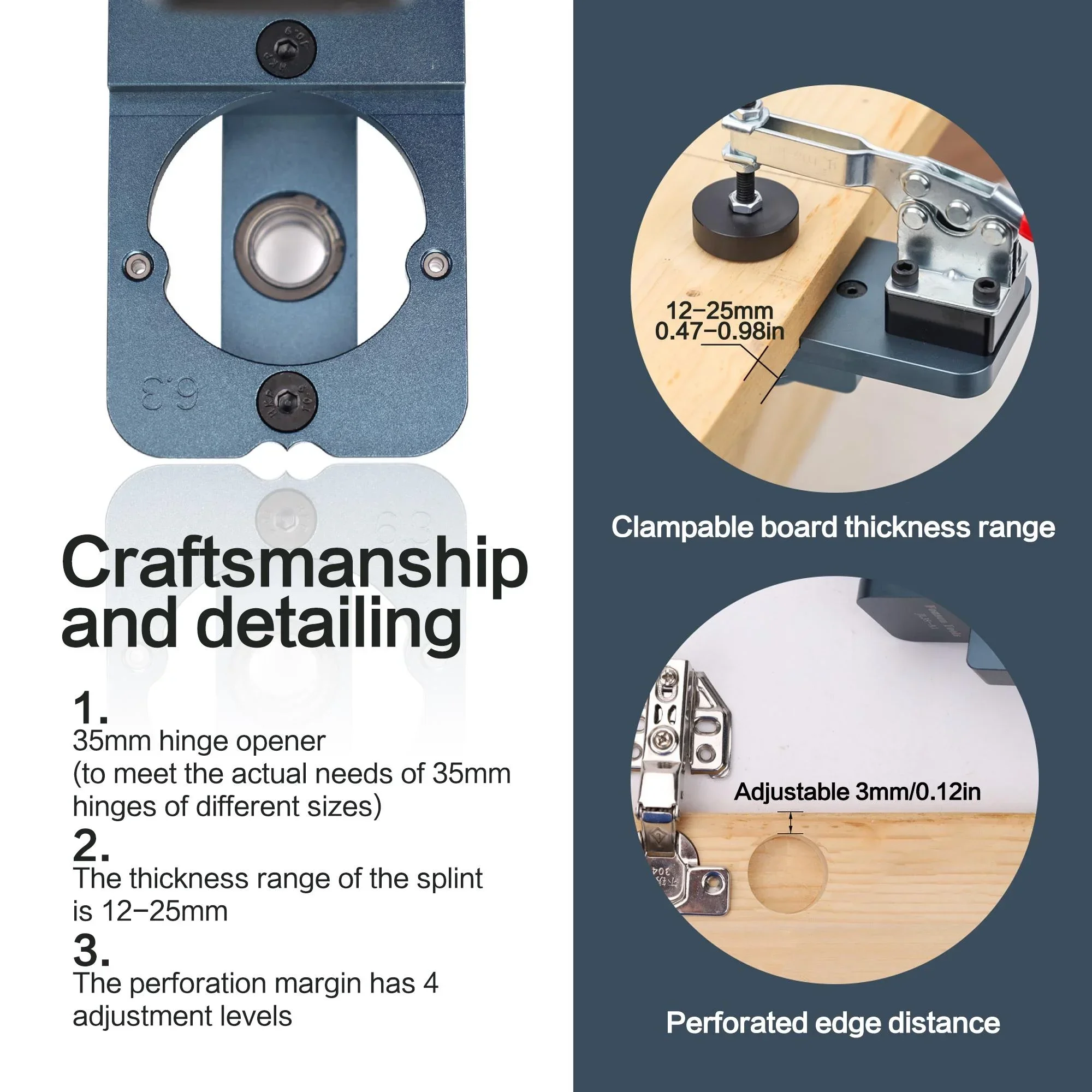 35mm 힌지 지그 캐비닛 힌지 드릴 가이드 목공 도어 - Woodworking Templates 리뷰 및 가격