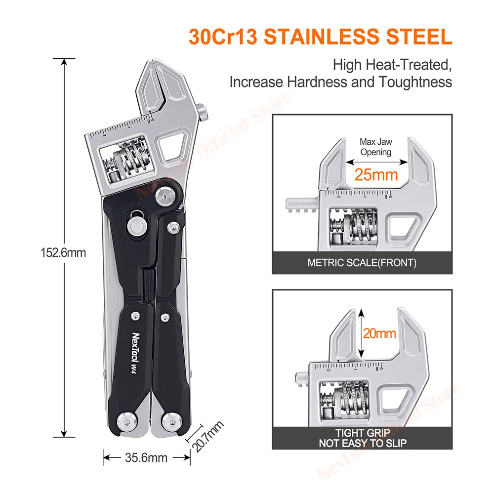 NexTool 멀티툴 렌치 W4 11-In-1 조절식  - Woodworking Hand Saw 리뷰 및 가격