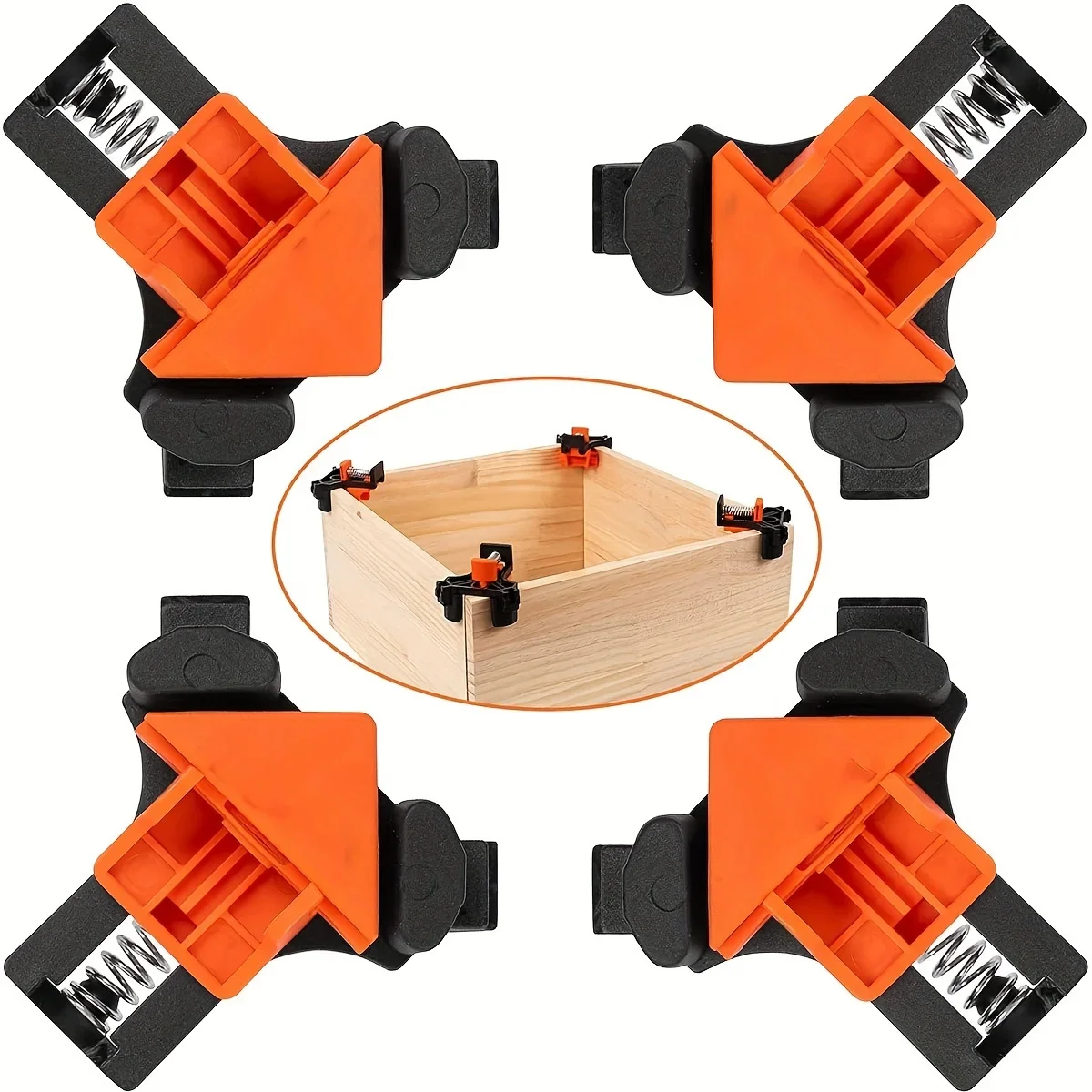 직각 목공 클램프 90 °   조절 가능한 조가 있는  - Woodworking Right Angle Clamp 리뷰 및 가격
