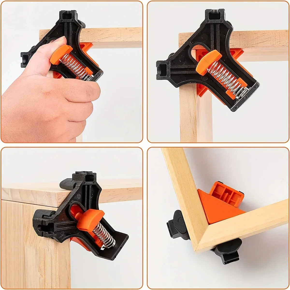 직각 목공 클램프 90 °   조절 가능한 조가 있는  - Woodworking Right Angle Clamp 리뷰 및 가격