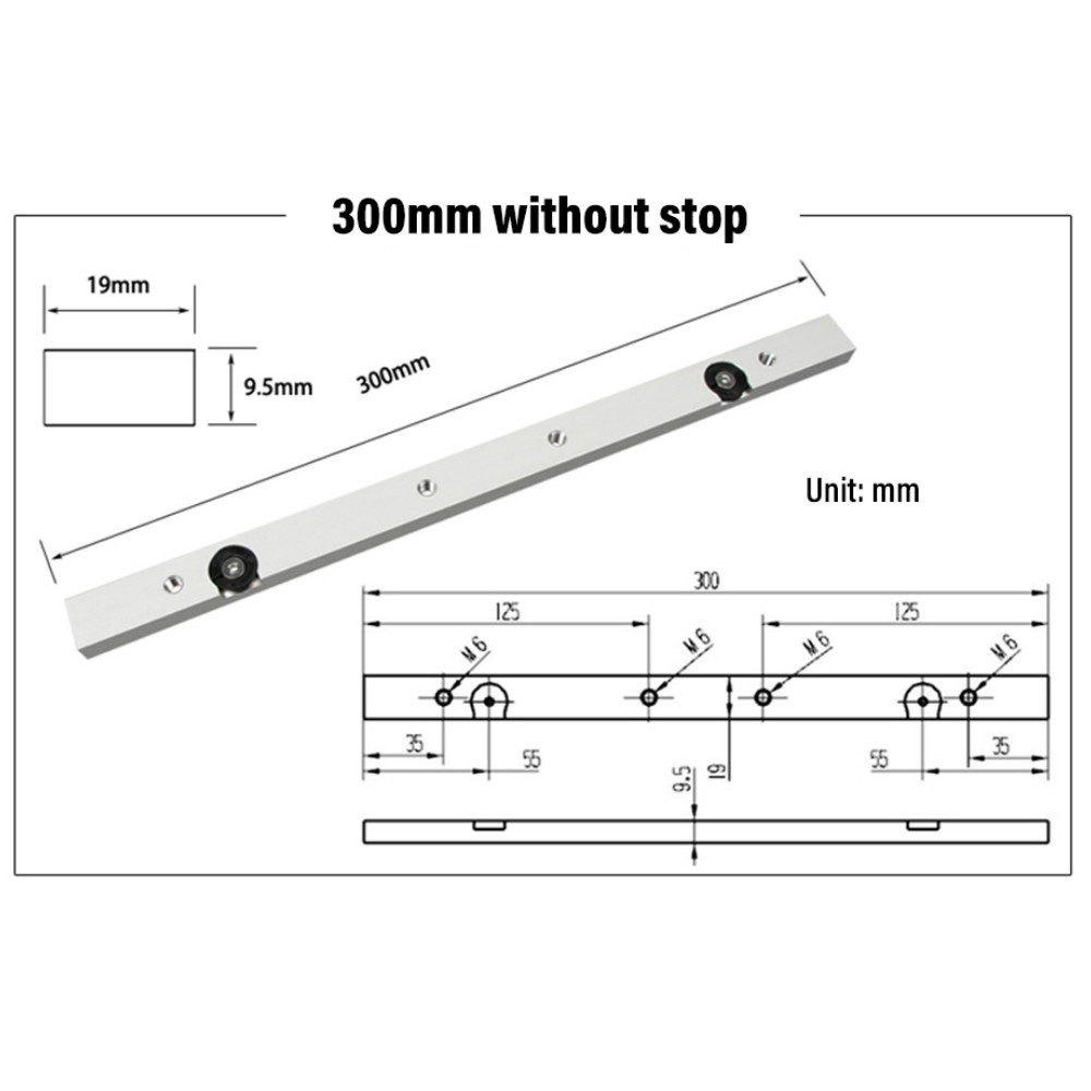 300 / 450 / 650mm 마이터 바 알루미늄 슬 - Woodworking Rasp 리뷰 및 가격