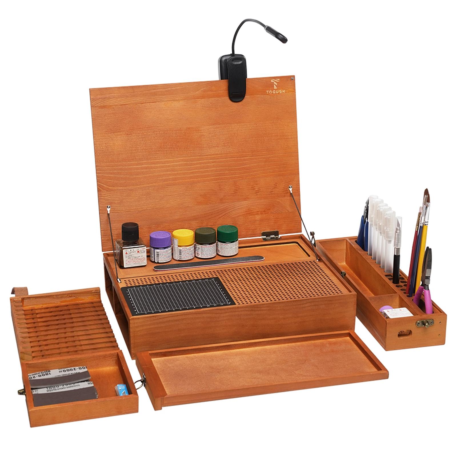 모델 제작용 취미 작업대, 절단 매트가 포함된 휴대용  - Woodworking Plan 리뷰 및 가격
