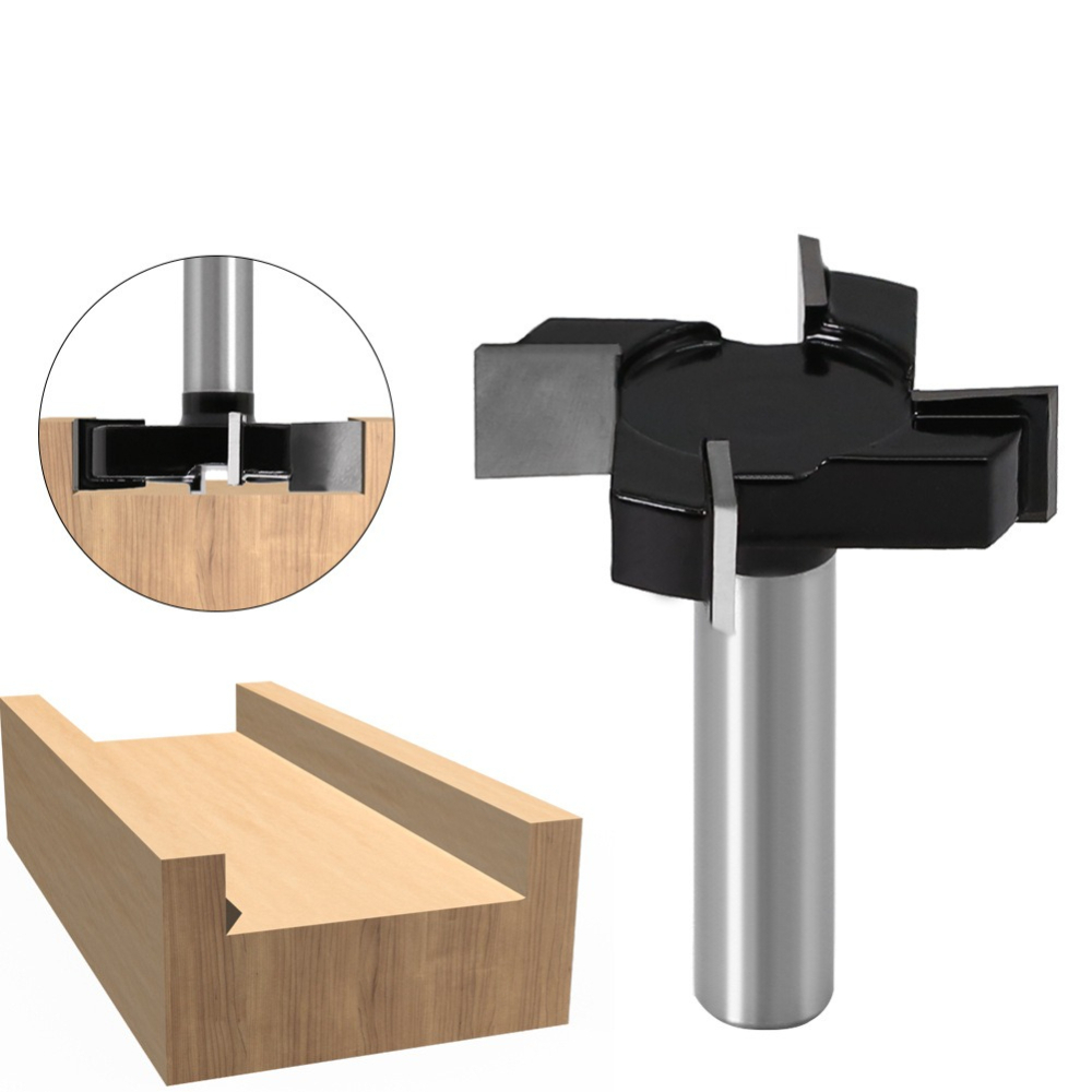 4-플루트 T-슬롯 라우터 비트 카바이드 팁 목공 슬로 - Woodworking Drill Bits 리뷰 및 가격