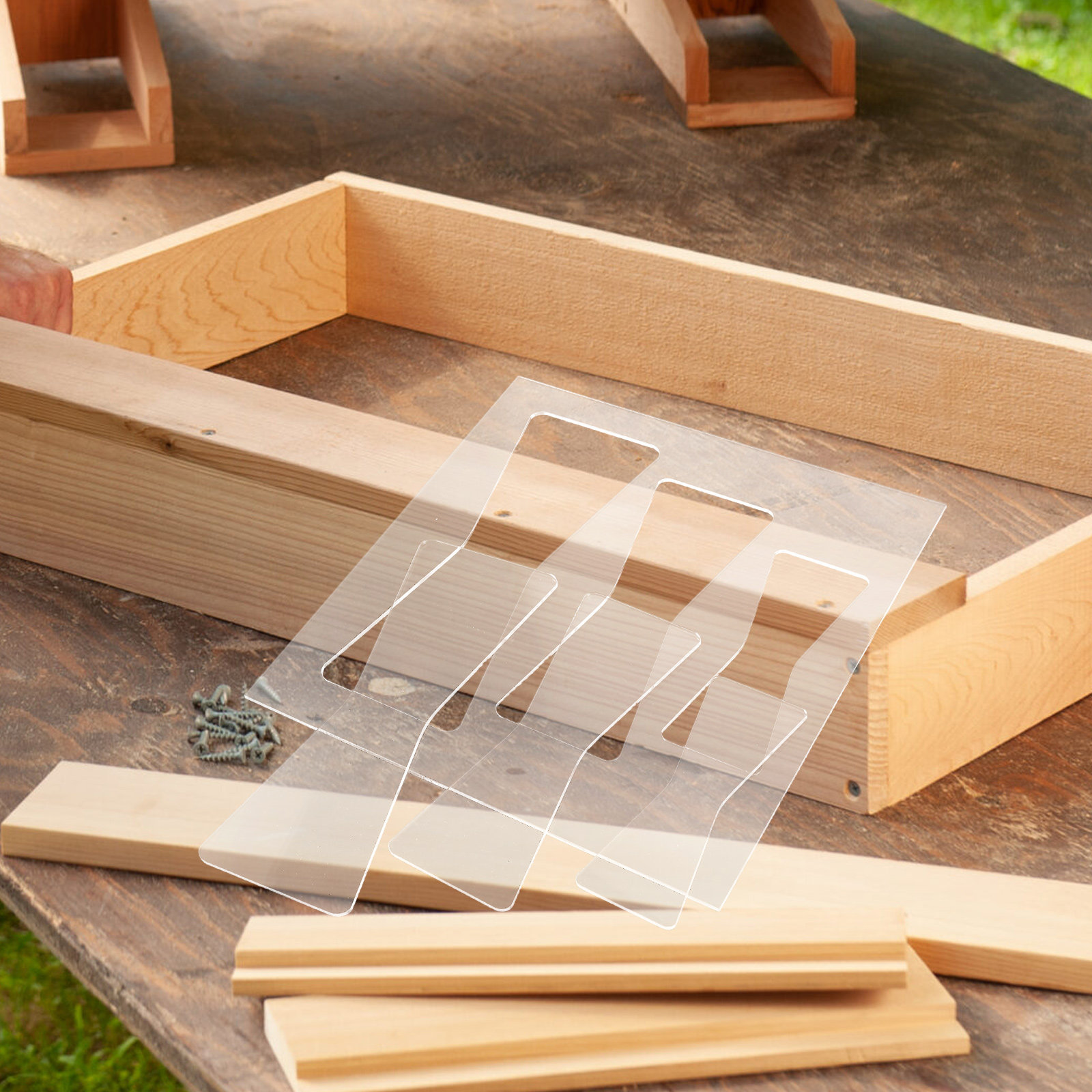 2개 아크릴 목공 템플릿 세트 투명 나비 나비넥타이 라 - Woodworking Router Templates 리뷰 및 가격