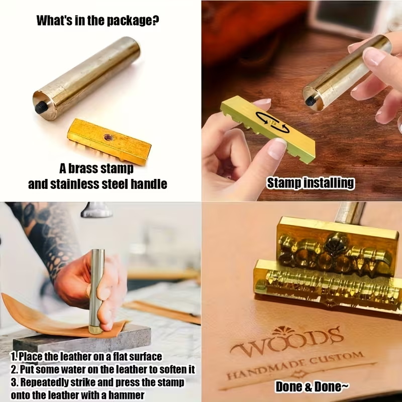 M8 맞춤형 브랜딩 아이언 스탬프, 개인 맞춤형 가죽  - Woodworking Logo Design Free 리뷰 및 가격