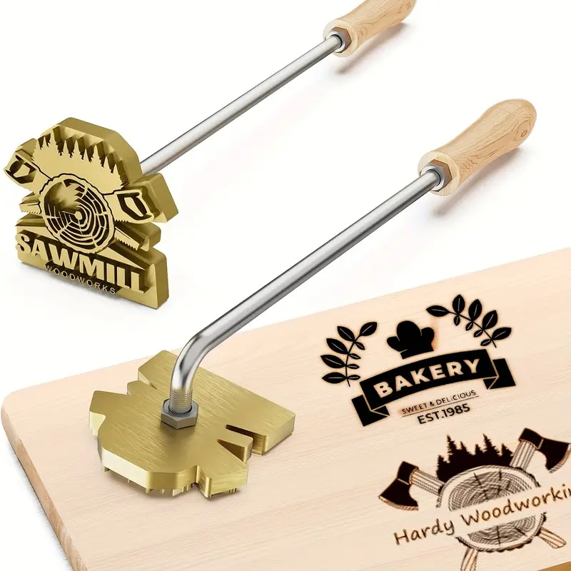 M8 맞춤형 브랜딩 아이언 스탬프, 개인 맞춤형 가죽  - Woodworking Logo Design Free 리뷰 및 가격