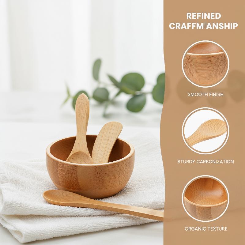3개 미니 사이즈 대나무 DIY 페이스 마스크 믹싱볼  - Woodworking Oil 리뷰 및 가격