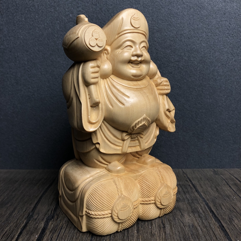 수작업 조각 편백 나무 대흑천 조각상 피규어 – 일본  - Woodworking Japanese 리뷰 및 가격