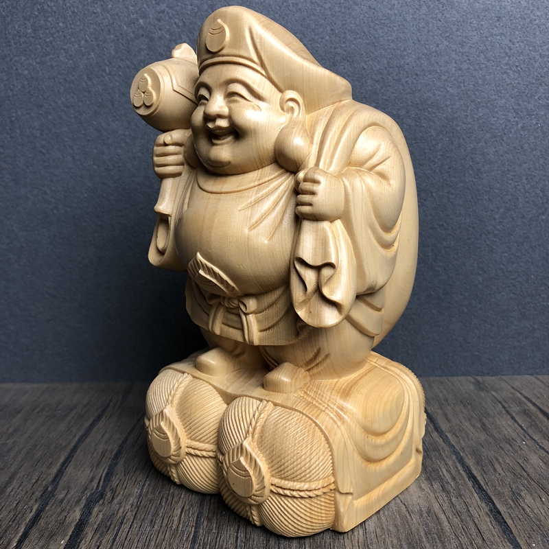 수작업 조각 편백 나무 대흑천 조각상 피규어 – 일본  - Woodworking Japanese 리뷰 및 가격